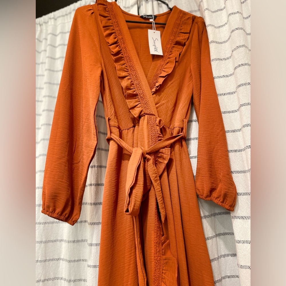 Burnt Orange Sundress